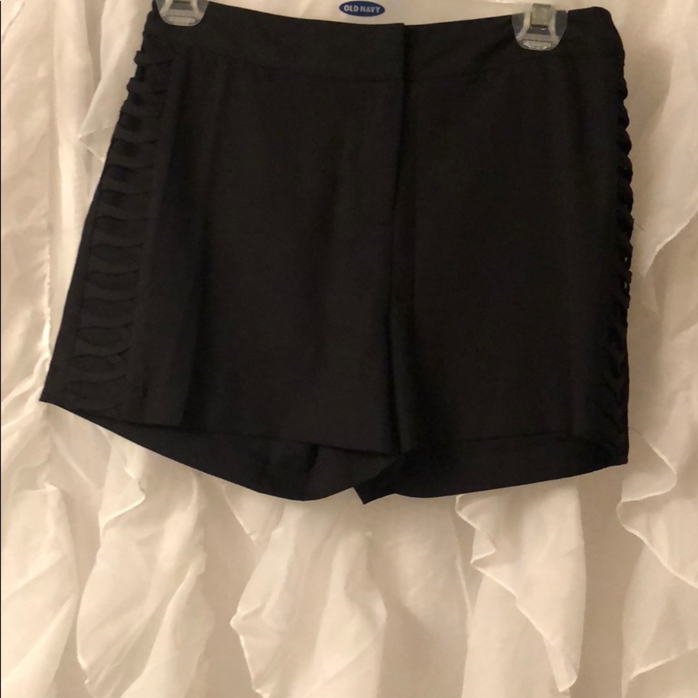 Black high waisted shorts!